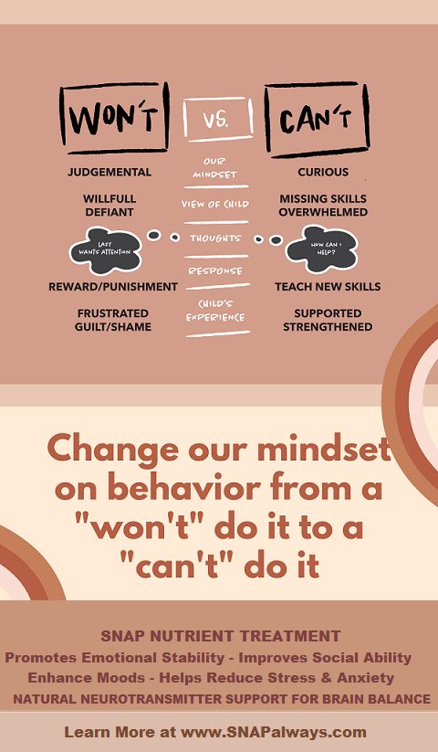 Children's challenging behaviors may stem from ADHD, ODD, anxiety, or trauma.
 Understanding these can guide empathetic responses. 
Supplements for neurotransmitter balance can help. 
More info: snapalways.com/neurotransmitt….

#MentalHealthMatters #BehavioralHealth #ParentingSupport