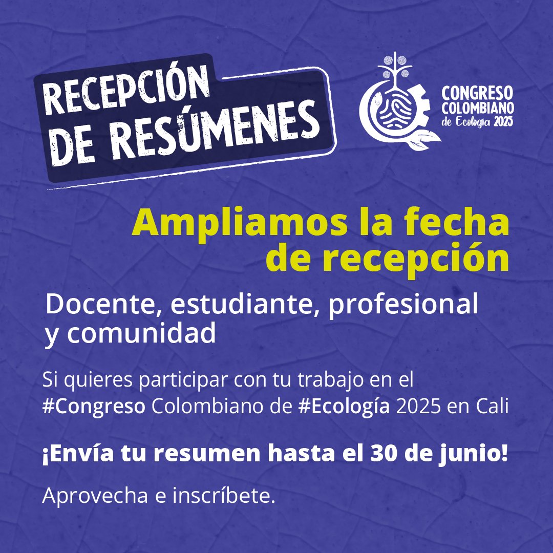 Hasta el 30 de junio de 2025 recibimos trabajos en modalidad póster y ponencia.  

Adjunta tu resumen en el Formulario de inscripción para ponencias y/o posters CCE2025. Recuerda consultar los criterios de presentación. 

+INFO: arasari-ci.com/registro-cce20…