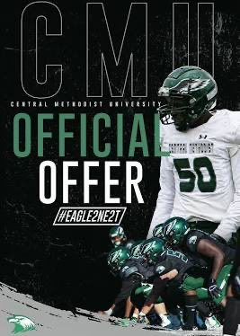 After a great conversation with <a href="/MackHelms6083/">Coach Helms</a> I’m blessed to receive my fourth offer from <a href="/cmueaglesFB/">Central Methodist Football</a> #AGTG #HWPO