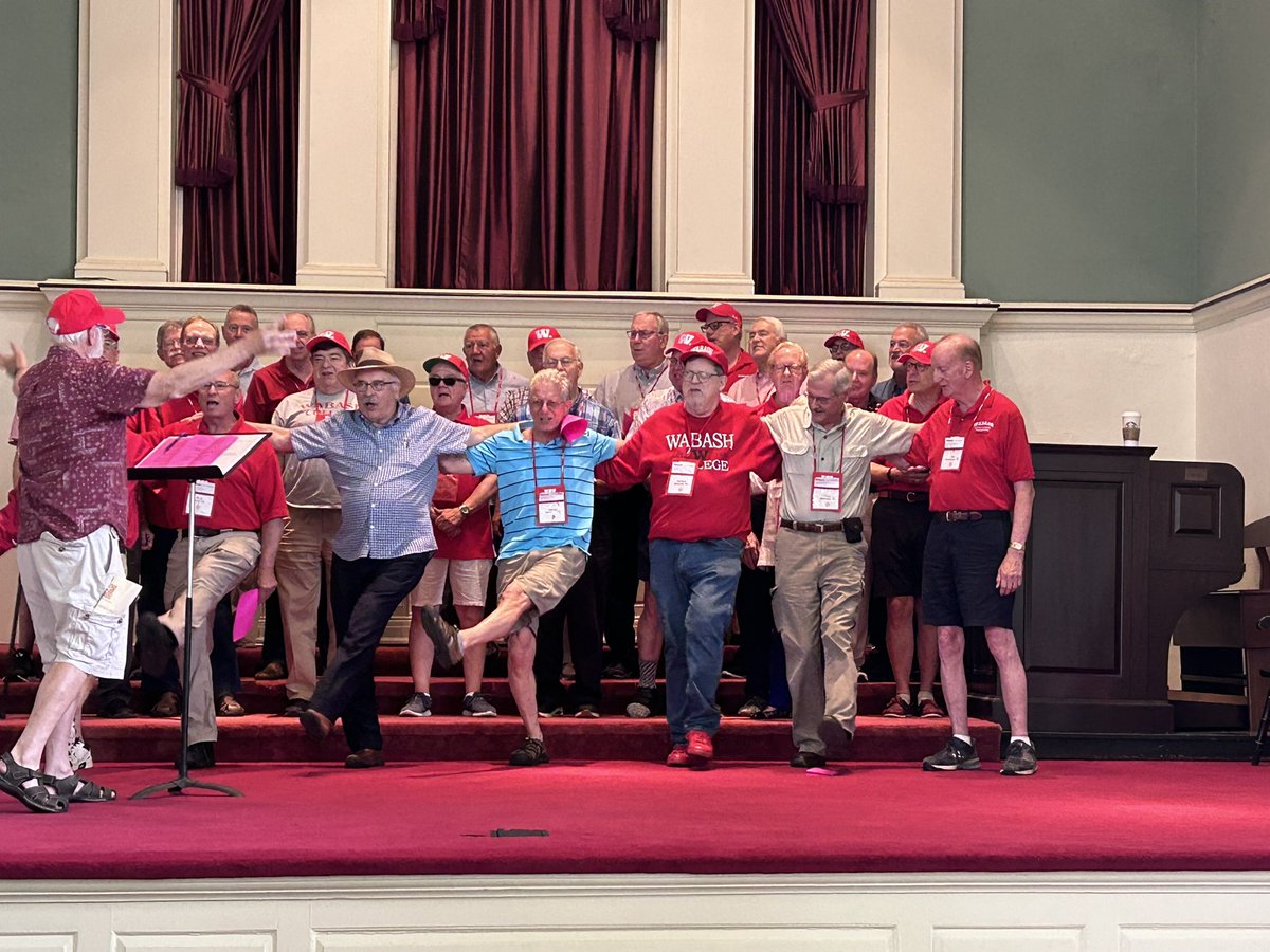 WabashCollege's tweet image. Another fantastic #BigBash day: bike tour, fun run, Alumni Chapel Sing, and more!