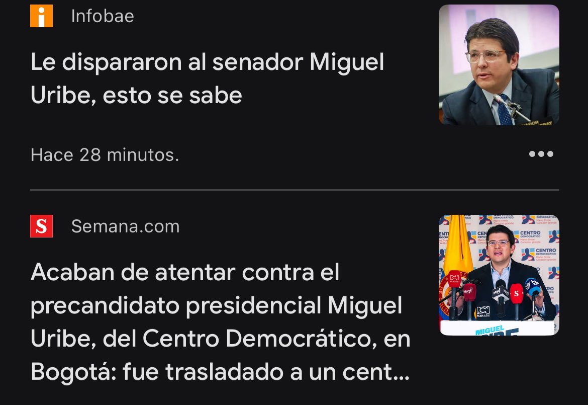 DarwinCastell's tweet photo. Horrorizado por el atentando contra @MiguelUribeT nunca pensamos que regresaríamos a la época de la violencia contra candidatos presidenciales. Sin dudas producto de la negligencia y violencia que promueve el gobierno contra la oposición. 
Rogamos a Dios que guarde su vida https://t.co/E7TG5RtMg5