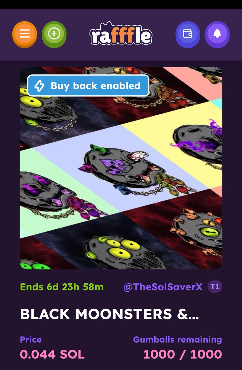 🚨MASSIVE GUMBALL ALERT

🎁 PRIZES : 14 BLACK MOONSTERS &amp; $MROCKS

💵PRICE : 0.044 $SOL

⏰TIME : 7 Days

👇How to enter,

rafffle.famousfoxes.com/gumball/Fk7uEM…