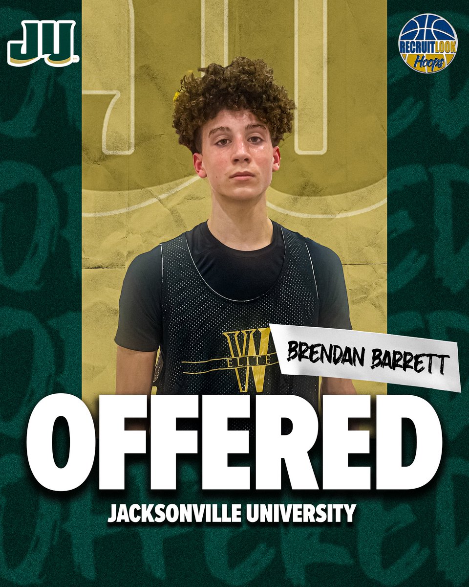 RecruitLook Hoops (@rl_hoops) on Twitter photo 2028 VWBA - Brendan Barrett <a href="/Bren_Barrett7/">Brendan Barrett</a> Receives first offer of many from Jacksonville University has been a top performer all spring on our #RLHoops Circuit 2028 VWBA - Brendan Barrett <a href="/Bren_Barrett7/">Brendan Barrett</a> Receives first offer of many from Jacksonville University has been a top performer all spring on our #RLHoops Circuit