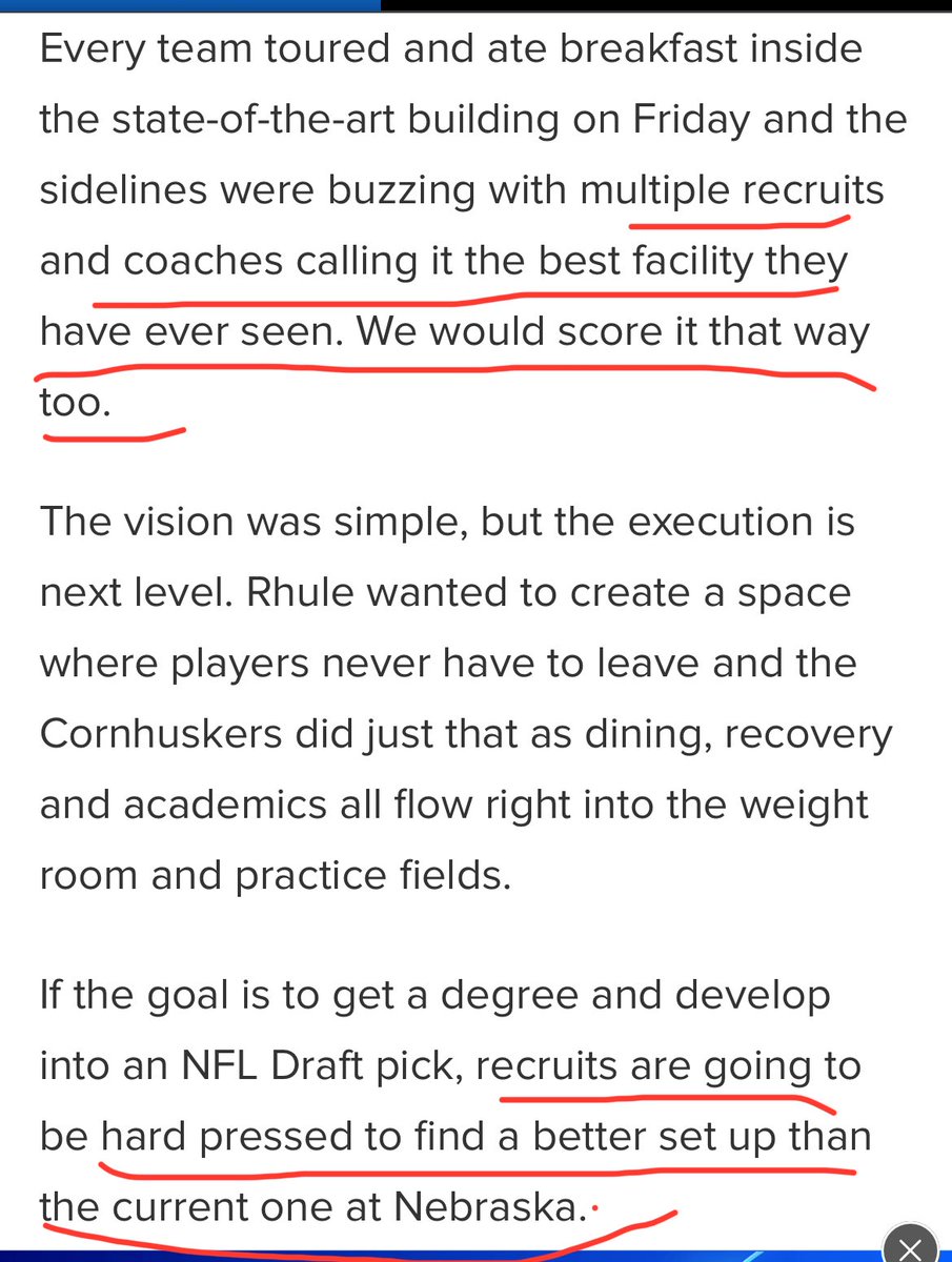 247’s Andrew Irvins, who’s based in FL, said Nebraska Battle of the Boneyard was a massive success and the coaches and players said Neb’s facilities were the best in the country. Irvins agreed.
