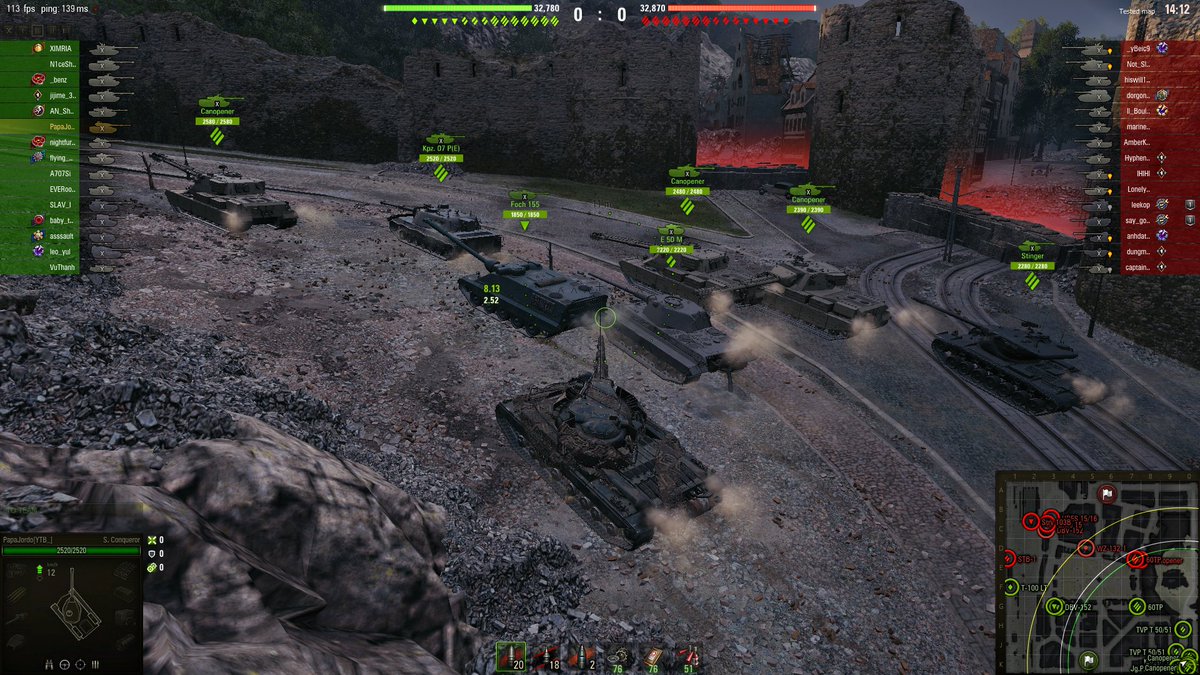 NutGamingcrew's tweet photo. The boys straight up marching to the hill on Himmelsdorf #wot #worldoftanks https://t.co/TQrlPjSgpZ