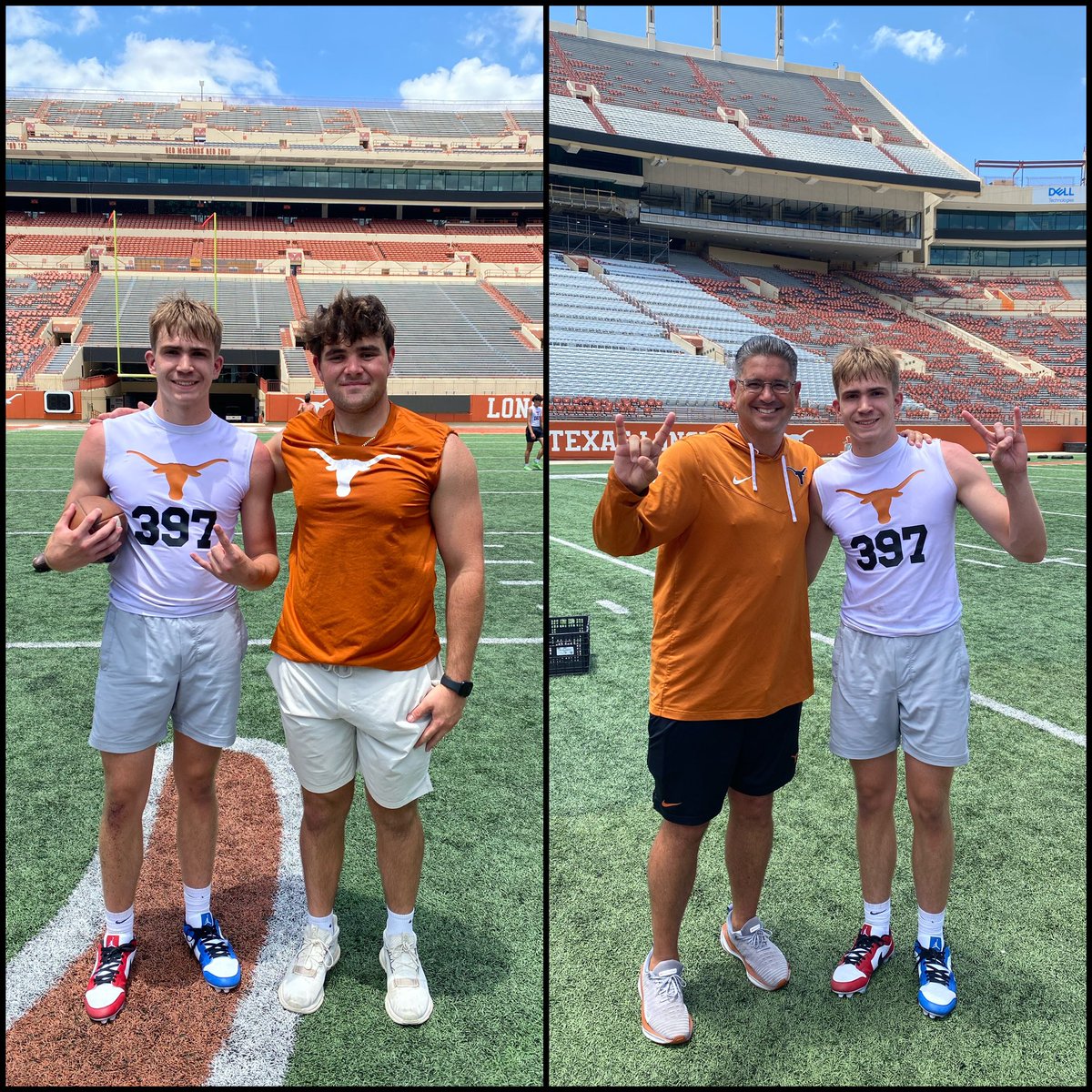 ATXDrewWin's tweet image. Great day in Austin at the @TexasFootball specialist camp. Was able to work with and learn from one of the best @TateHaver21 Finished 3rd in the speed competition. Thank you @CoachJeffBanks 

@TheChrisRubio @chrisroberson44 @PurpleReignFB @CoachWoodard13 @CoachCTorres_…