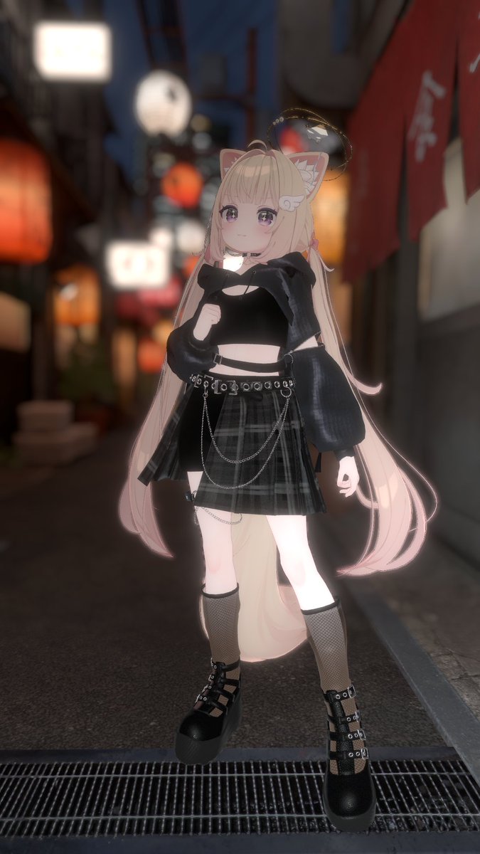Metal Groove着て撮影してきたあ！

#ANNYON_3D
#VRChat
#シフォンちゃんの写真