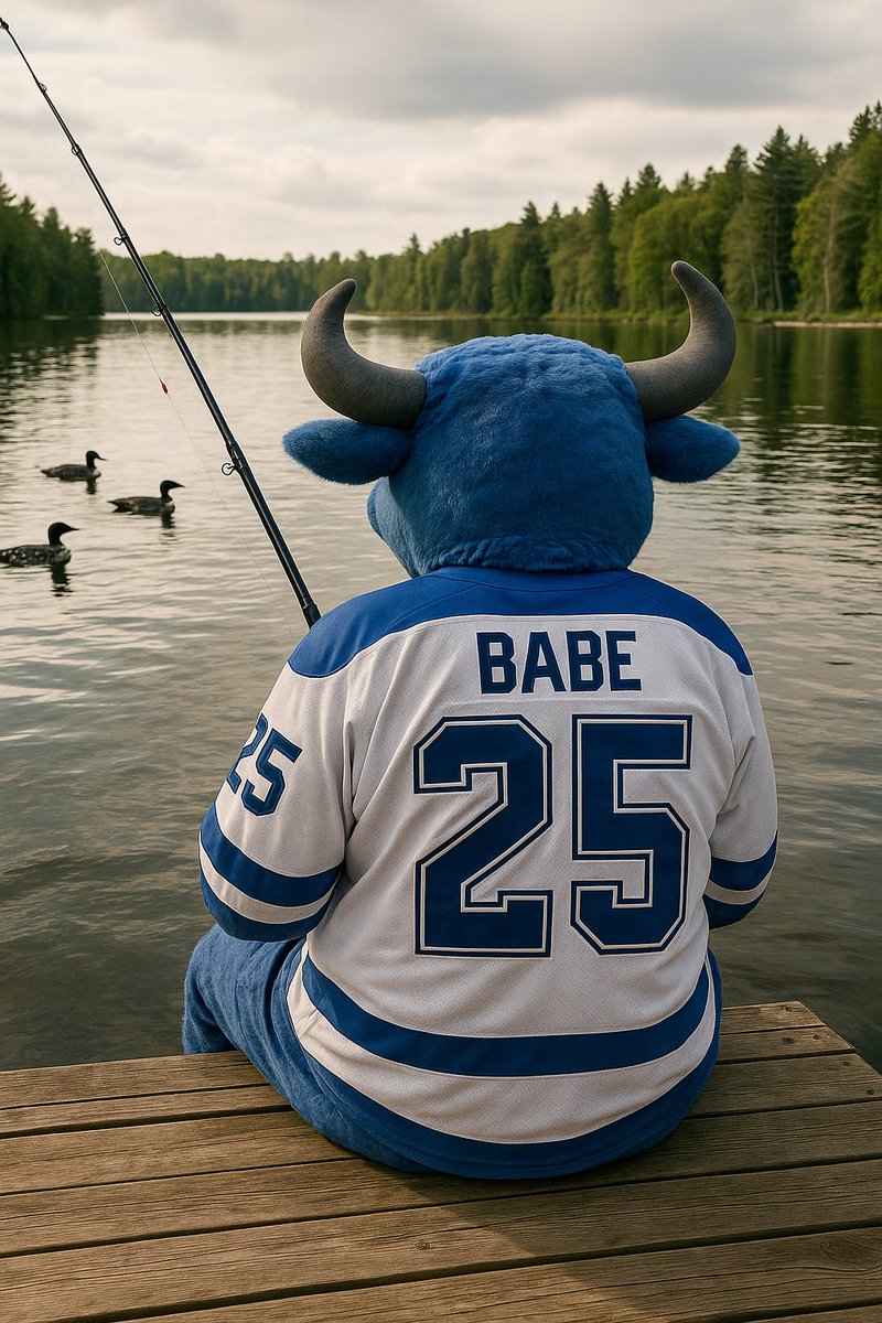 therealblueox's tweet photo. Just sittin’ on the dock, castin’ a line, listenin’ to the loons, and thinkin’ about cross-checkin’ a walleye. Nothin’ beats a summer day in northern Minnesota, don’tcha know. 💙🎣 #BlueOxCountry #UpNorth https://t.co/lrr2z0INTN