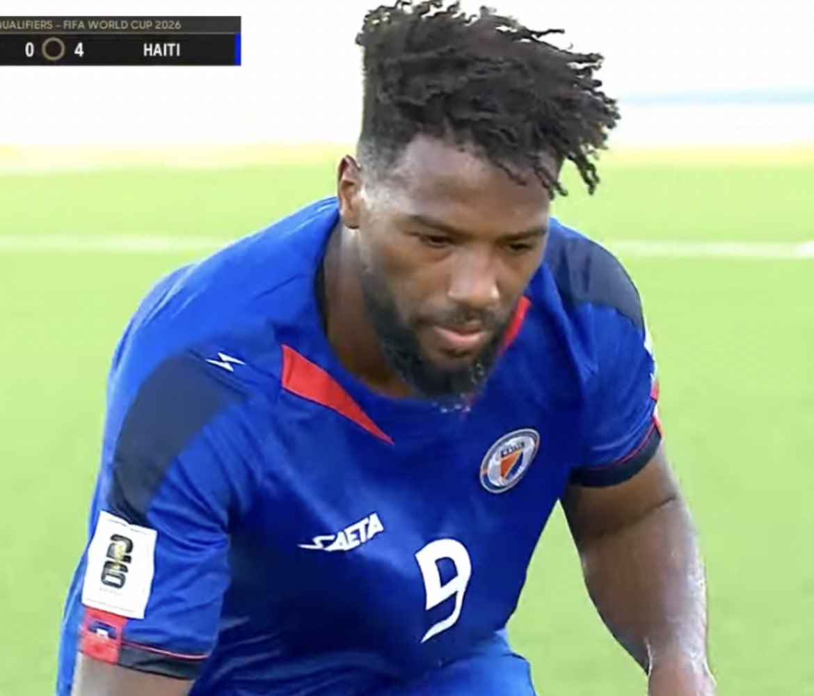 Duckens Nazon a marqué son 40e but pour Haïti ce samedi contre Aruba ! 👏🏽

Le Grenadier se rapproche de plus en plus du record de Manno Sanon (47 buts). 🇭🇹