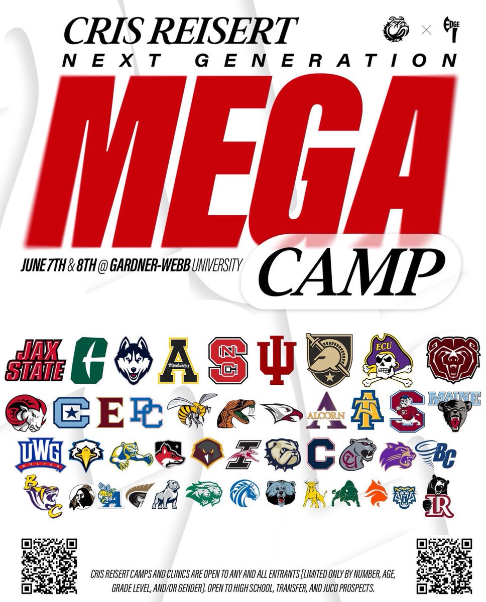 I will be competing at the <a href="/GWUFootball/">Gardner-Webb Football</a> Mega Camp tomorrow! Excited to work!
<a href="/pepman704/">Matt Morrow</a> <a href="/TrenchesElite/">Trenches Elite OL/DL Training</a> <a href="/ACoachKing/">Antonio King</a>