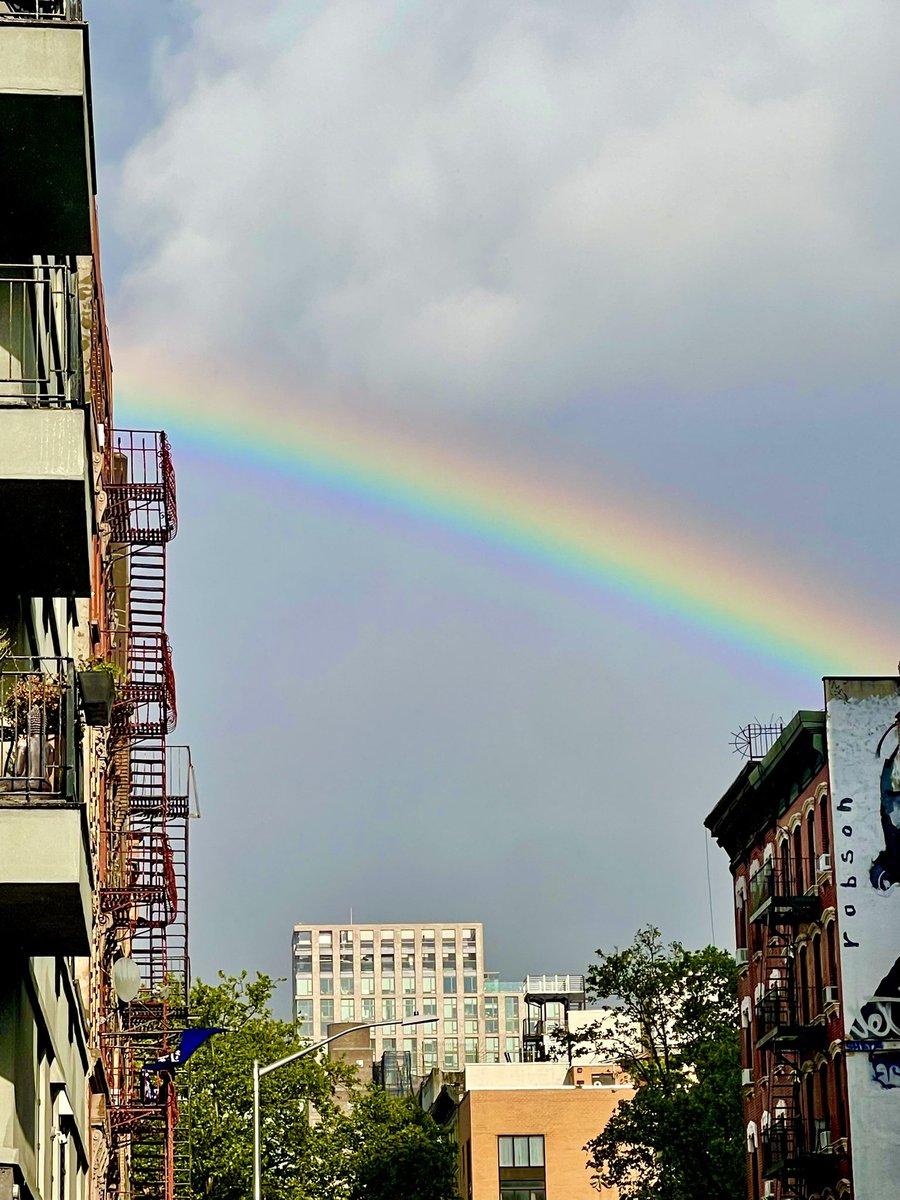 Saw a rainbow on my way home ☺️