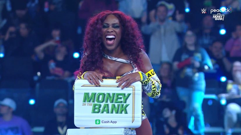 THE FIRST BLACK WOMAN TO WIN MONEY IN THE BANK, SHE FUCKING DID IT, NOBODY DESERVES THIS MORE OMG 🥹🥹🥹