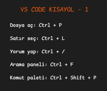 devendpoint's tweet image. VS Code İpuçları - 1
Hangi kısayolu kullanıyorsunuz? #VSCoding #CodingTips