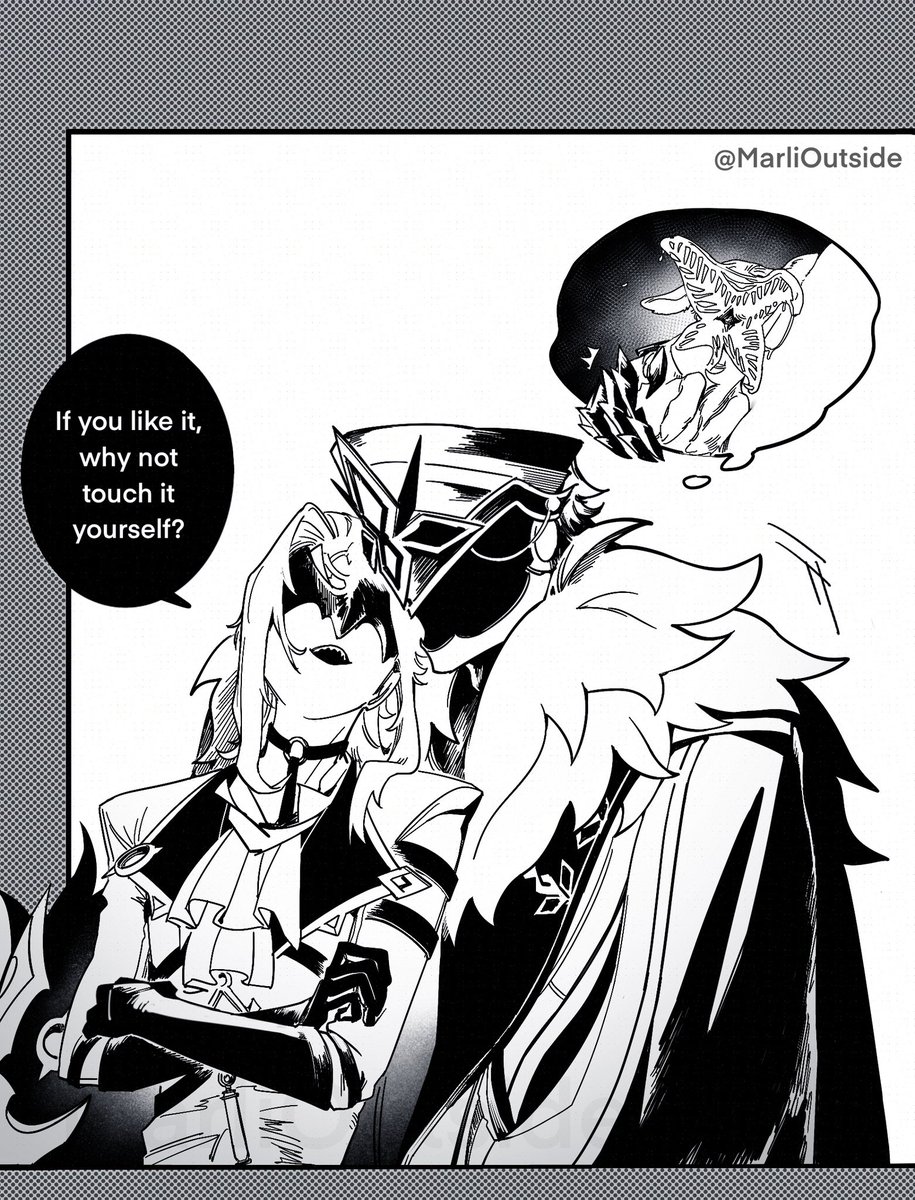 MarliOutside's tweet image. He’s only cute when he’s asleep. If only he weren’t just pretending. 🗡️🧪🗡️
#Capitano #Dottore #capittore