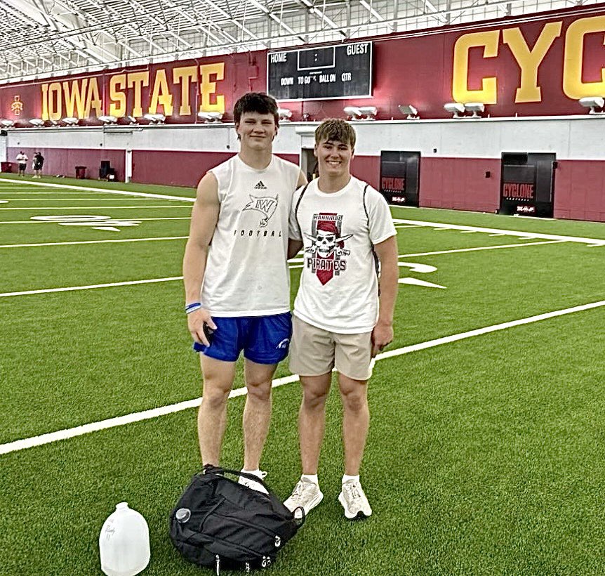 JacksonNaeve's tweet image. ✅ @CycloneFB Camp
🔜 @HawkeyeFootball Camp
