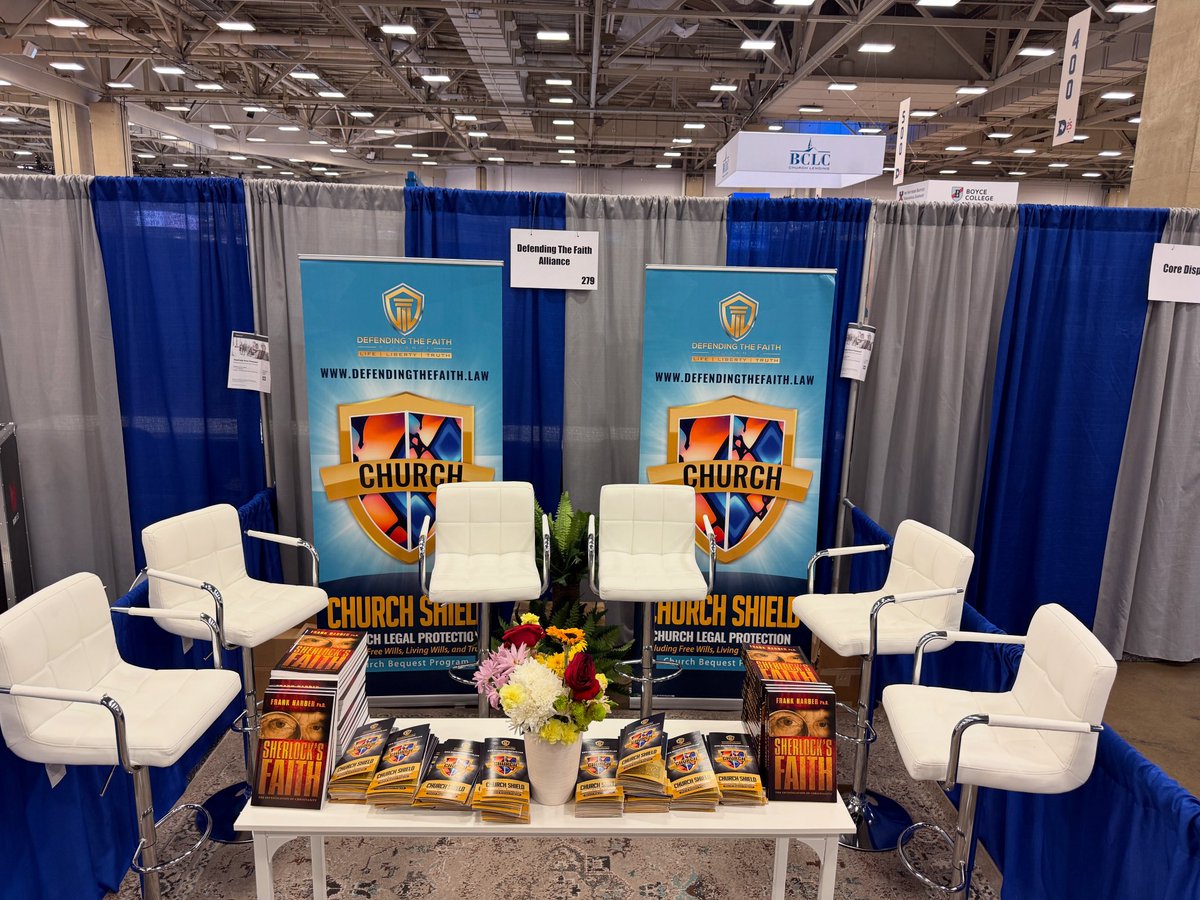 Are you coming to #SBC25 in Dallas, Texas? Please visit our Defending The Faith Alliance booth. We now have over 270 churches in our Church Shield. We are booth 279. We have free apologetics books at the table. We would love to see you if you are coming! Please stop by and get a