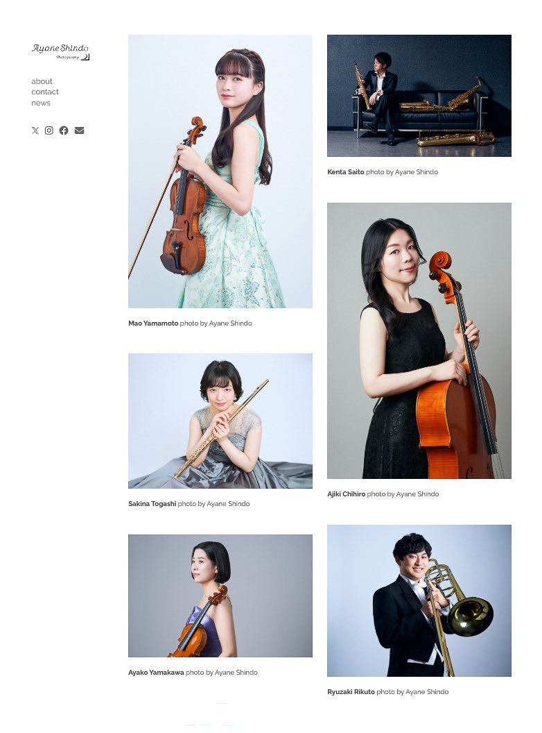 HPを更新しました🕊
（ayaneshindo.com）

撮影にお越しくださった皆様、ありがとうございました🌼

現在、ご新規様のご予約を9月～ 受け付けております。
お気軽にお問い合わせください🌱
（ご予約フォーム：ayaneshindo.com/contact）