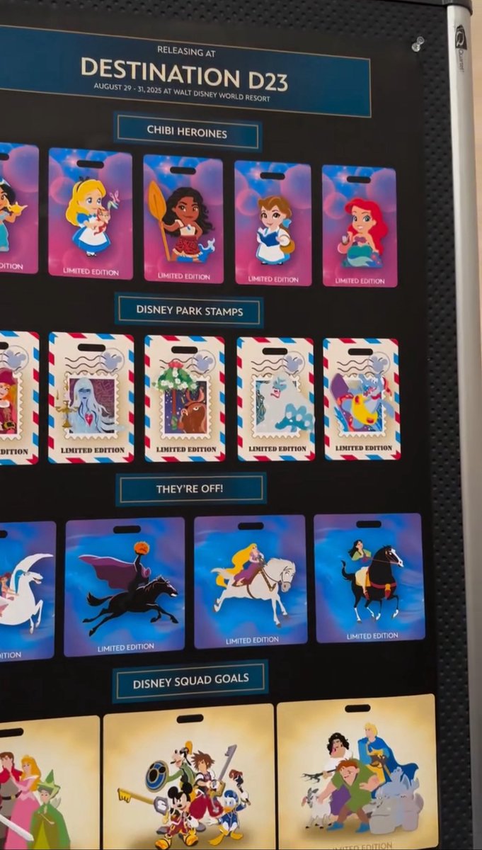 New KINGDOM HEARTS pin under the title “Disney Squad Goals” will