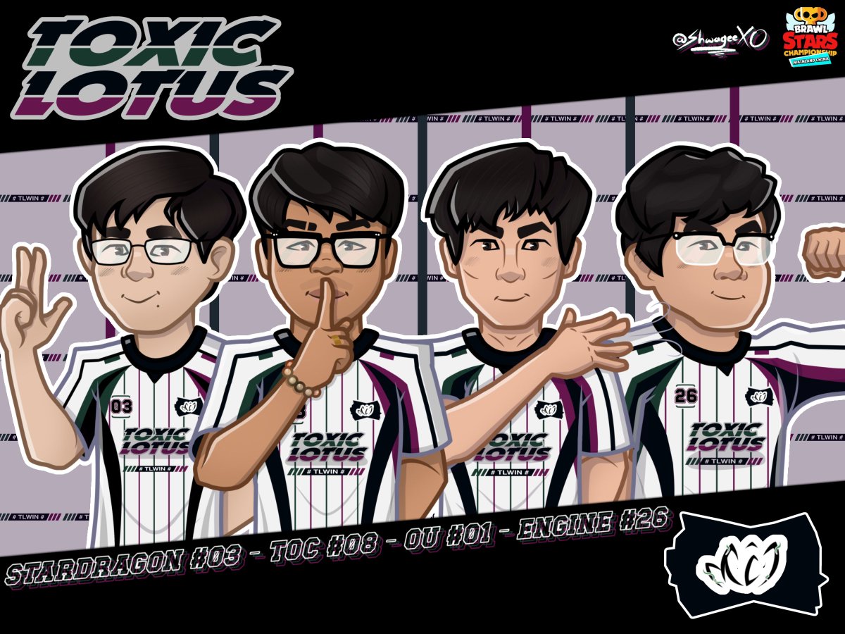 ShwageeXO (@shwageexo) on Twitter photo The dark horse story of the year, Toxic Lotus has won the hearts of many all over the world 🪷 <a href="/Brawl_esports/">Brawl Stars Esports</a> #BSC25 #BrawlCup The dark horse story of the year, Toxic Lotus has won the hearts of many all over the world 🪷 <a href="/Brawl_esports/">Brawl Stars Esports</a> #BSC25 #BrawlCup