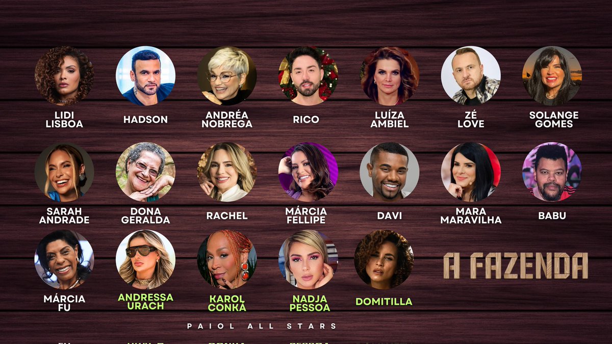 BlogsComenta's tweet photo. Elenco que a WebTV montou, no programa do Selfie, para uma edição all stars com ex-realities. 

Gostaram?

#AFazenda | #AFazenda17 https://t.co/N2wMWohDnQ