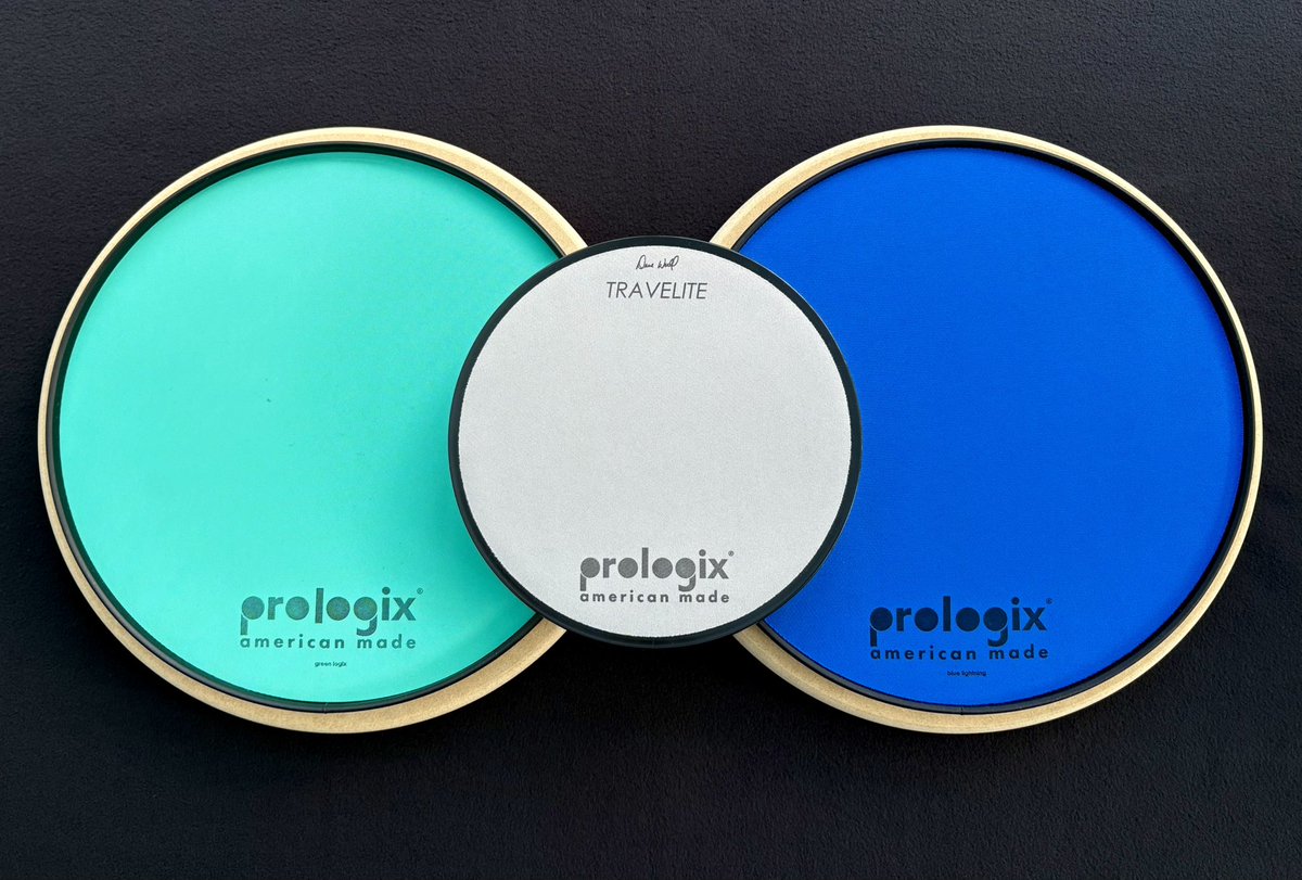 Dave Tandy (@davetandydrums) on Twitter photo Many thanks to <a href="/prologixpads/">Prologix Percussion</a> for sending out these awesome new practice pads from the US.
‘Green Logix’, ‘Travelite’ (Dave Weckl) and ‘Blue Lightning’.
Along with my original 3 Prologix practice pads, I now have 6! How many is too many? 😂 Many thanks to <a href="/prologixpads/">Prologix Percussion</a> for sending out these awesome new practice pads from the US.
‘Green Logix’, ‘Travelite’ (Dave Weckl) and ‘Blue Lightning’.
Along with my original 3 Prologix practice pads, I now have 6! How many is too many? 😂