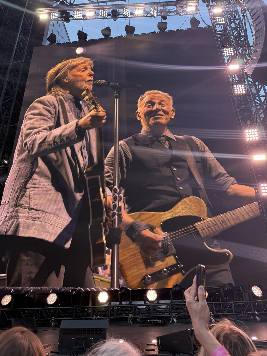 What a night in Liverpool. #springsteen #PaulMcCartney