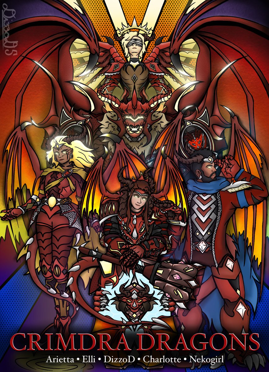 The Official Roster reveal for the Crimdra Dragons is here! Artwork is made by <a href="/iamDizzoD/">DizzoD</a>! 🐉

#Overwatch2 #Crimdra #Overwatch2Fanart #Esports #CallingAllHeroes 

<a href="/AriettaOW/">Arietta</a> - FDPS ⚔️
Elli - Hitscan 🏹
<a href="/iamDizzoD/">DizzoD</a> - Tank 🛡️
Charlotte - MS ❤️‍🩹
<a href="/_literallykim_/">literallme</a> - FS 💉