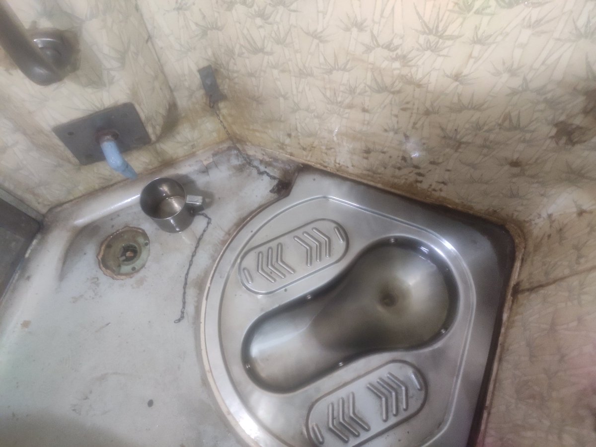 💮LiveAndLetLive💮 (@abhishekjainsj) on Twitter photo Train 22824 Tejas Rajdhani (3A), boarded from NDLS on 7 June. Coach filthy, stinking,toilets choked & unusable since start. No staff to help. Still same at 5:30 AM on 8 Jun.
Highly disappointing for a Rajdhani.
<a href="/AshwiniVaishnaw/">Ashwini Vaishnaw</a> <a href="/RailMinIndia/">Ministry of Railways</a> <a href="/RailwaySeva/">RailwaySeva</a> <a href="/IRCTCofficial/">IRCTC</a> Train 22824 Tejas Rajdhani (3A), boarded from NDLS on 7 June. Coach filthy, stinking,toilets choked & unusable since start. No staff to help. Still same at 5:30 AM on 8 Jun.
Highly disappointing for a Rajdhani.
<a href="/AshwiniVaishnaw/">Ashwini Vaishnaw</a> <a href="/RailMinIndia/">Ministry of Railways</a> <a href="/RailwaySeva/">RailwaySeva</a> <a href="/IRCTCofficial/">IRCTC</a>