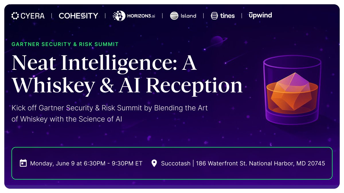 🥃 On Monday, June 9th, experience an evening of rare whiskeys, gourmet bites by Chef Edward Lee, and top-shelf networking at SUCCOTASH - National Harbor. We're blending the art of whiskey with the science of offensive security at scale for a unique networking event for the