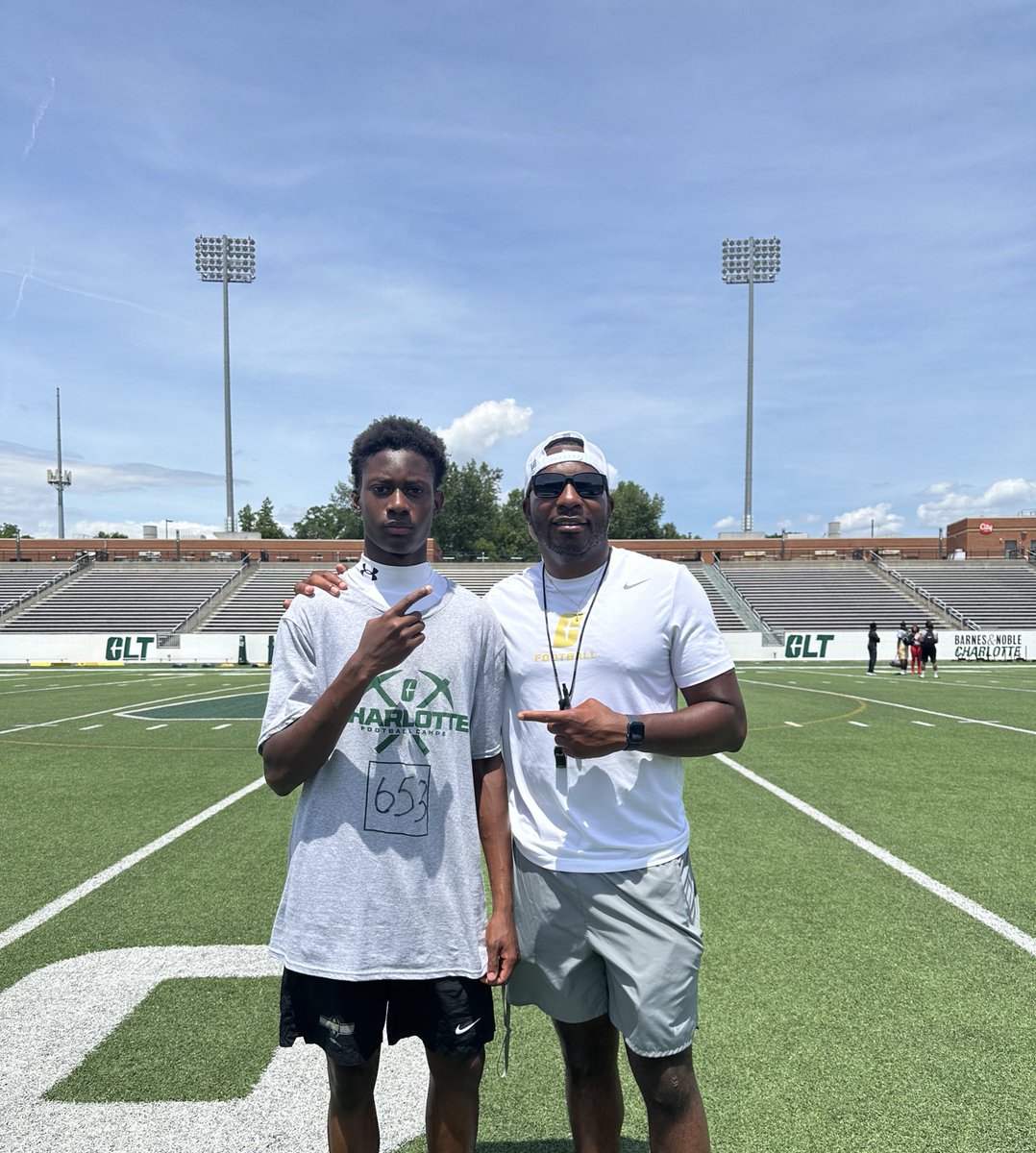 Leslie Akuaku (@leslieaku) on Twitter photo Thank you for the opportunity to compete and learn! <a href="/CharlotteFTBL/">Charlotte Football</a> <a href="/Coach_TBell/">Tre' Bell</a>
<a href="/MVFootballBears/">Mountain View Bears Football</a> <a href="/Twelborn05/">Coach Todd Welborn</a> <a href="/CoachJP4/">John Poitevint</a> <a href="/RecruitGeorgia/">Recruit Georgia</a> Thank you for the opportunity to compete and learn! <a href="/CharlotteFTBL/">Charlotte Football</a> <a href="/Coach_TBell/">Tre' Bell</a>
<a href="/MVFootballBears/">Mountain View Bears Football</a> <a href="/Twelborn05/">Coach Todd Welborn</a> <a href="/CoachJP4/">John Poitevint</a> <a href="/RecruitGeorgia/">Recruit Georgia</a>