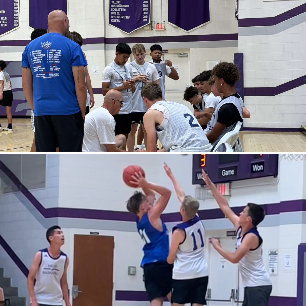 Wrapped up a great first week of summer basketball today  by playing in the Meade Tournament!

Saw a lot of good things from our guys but still have plenty of room to grow as a team!
#HugotonHoops