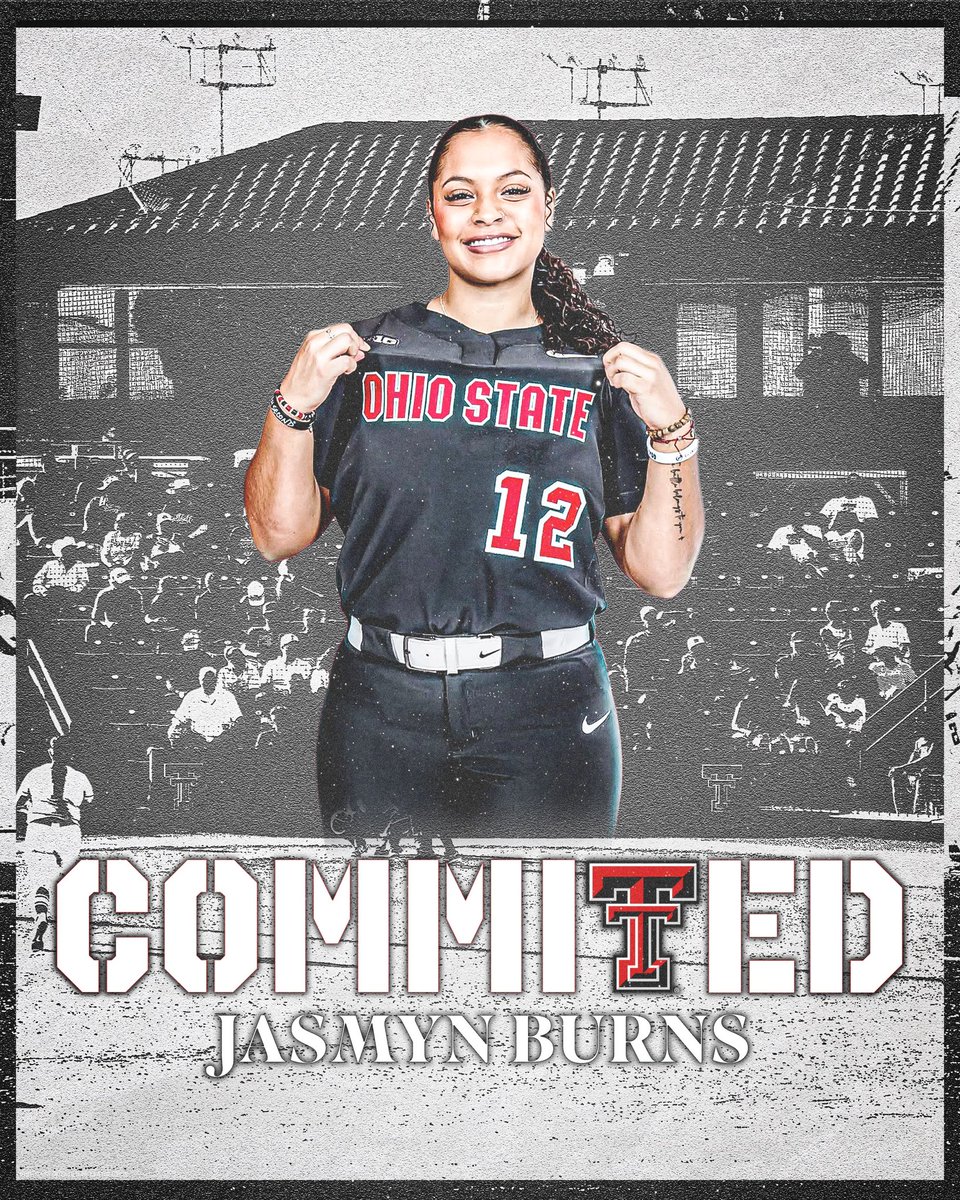 RedRaiderSports.com (@redraidersports) on Twitter photo BREAKING: #TexasTech has landed a commitment from Ohio State catcher Jasmyn Burns (<a href="/BurnsJasmyn/">Jasmyn Burns</a>)‼️
Burns was an All-American in 2025 and tied for fifth in the country with 25 home runs! #WreckEm #GunsUp BREAKING: #TexasTech has landed a commitment from Ohio State catcher Jasmyn Burns (<a href="/BurnsJasmyn/">Jasmyn Burns</a>)‼️
Burns was an All-American in 2025 and tied for fifth in the country with 25 home runs! #WreckEm #GunsUp