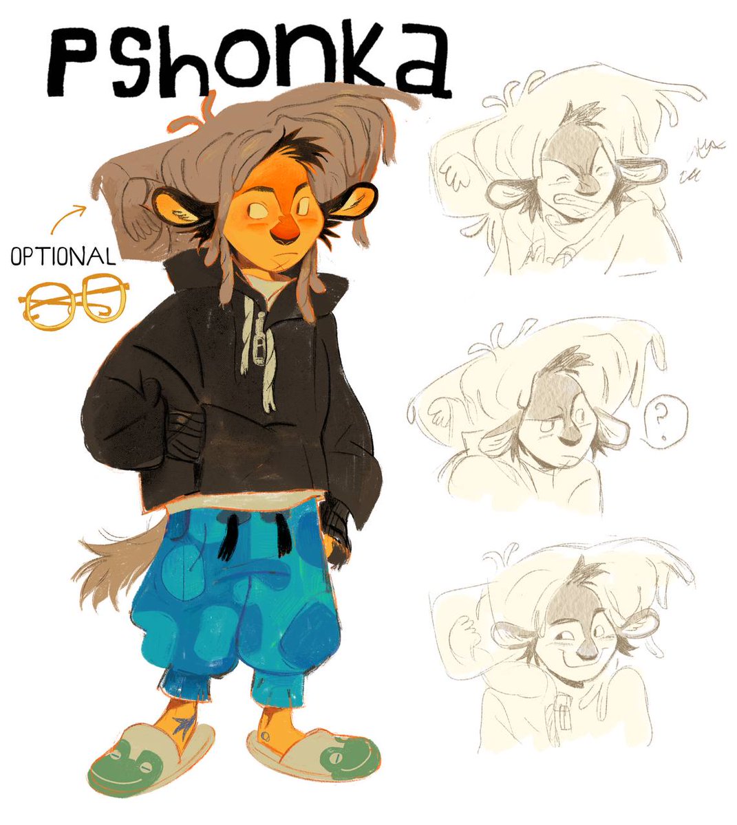 my fursona. I've never been able to find the right animal for a long time, so it was decided to paint something that doesn't exist
But maybe I was inspired by a lion or a Manticore