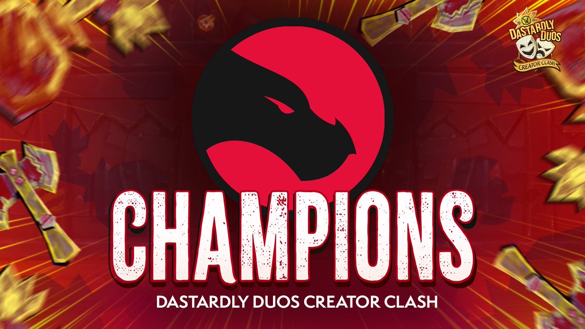 Congratulations! <a href="/EchoGuild/">Echo</a> are our Dastardly Duos Champions! 🏆