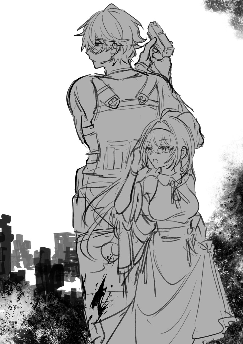 お嬢様🐗と護衛🔦