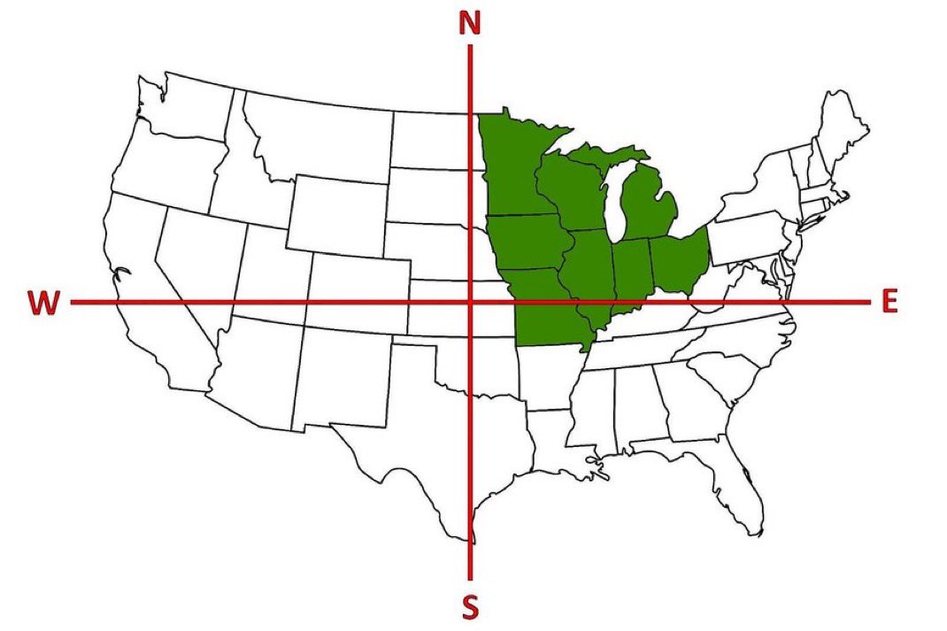 Why is this region of America called the Midwest? It should be called Mideast