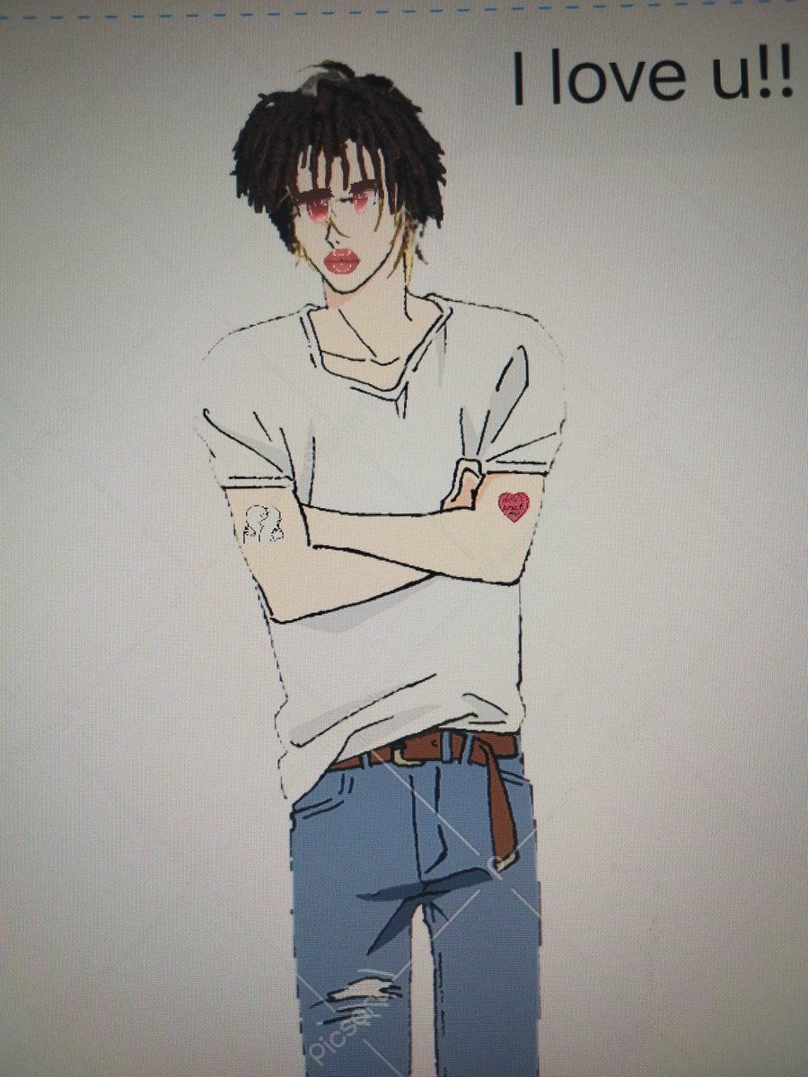 aidas_menlover's tweet photo. Do y'all like my new oc #BANANAFISH #ganglife #dreadhead #nonchalont https://t.co/7FfqiuJliv