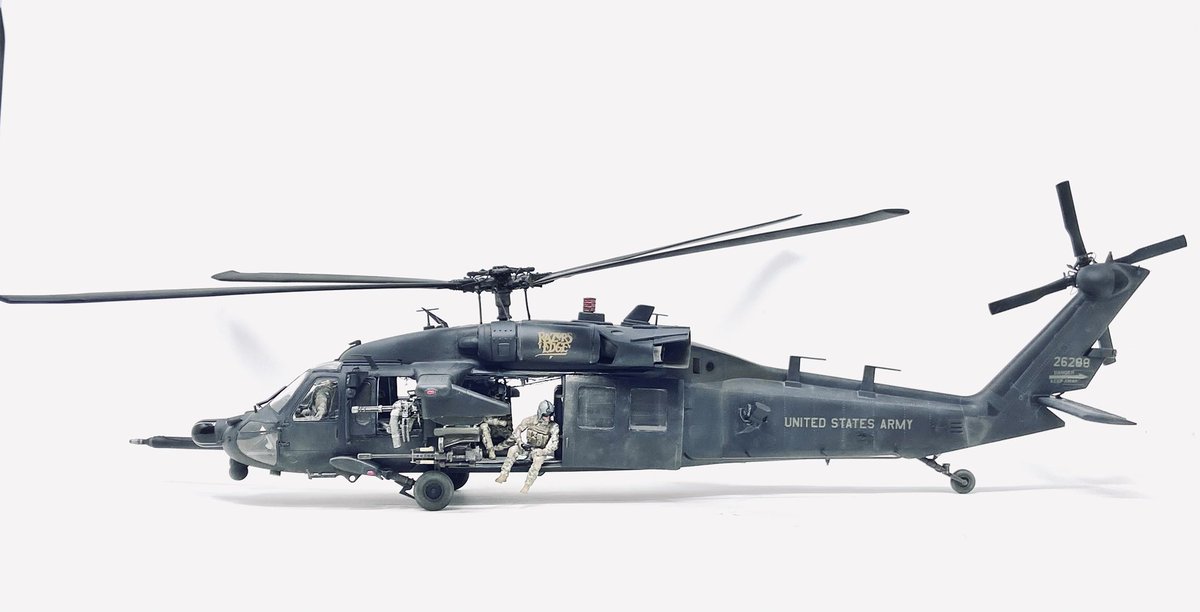 TSMODELHANGAR's tweet image. Project completed!
1/35 Academy MH-60L DAP BLACKHAWK.
US Army 160th SOAR over the “Nightstalkers”
More pics on FB & IG