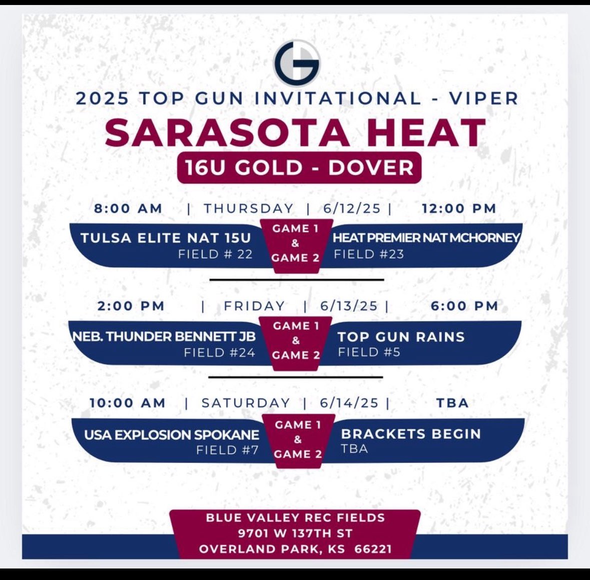 Excited to go to attend the 2025 Top Gun Invitational in Kansas City next week! Come check us out!!