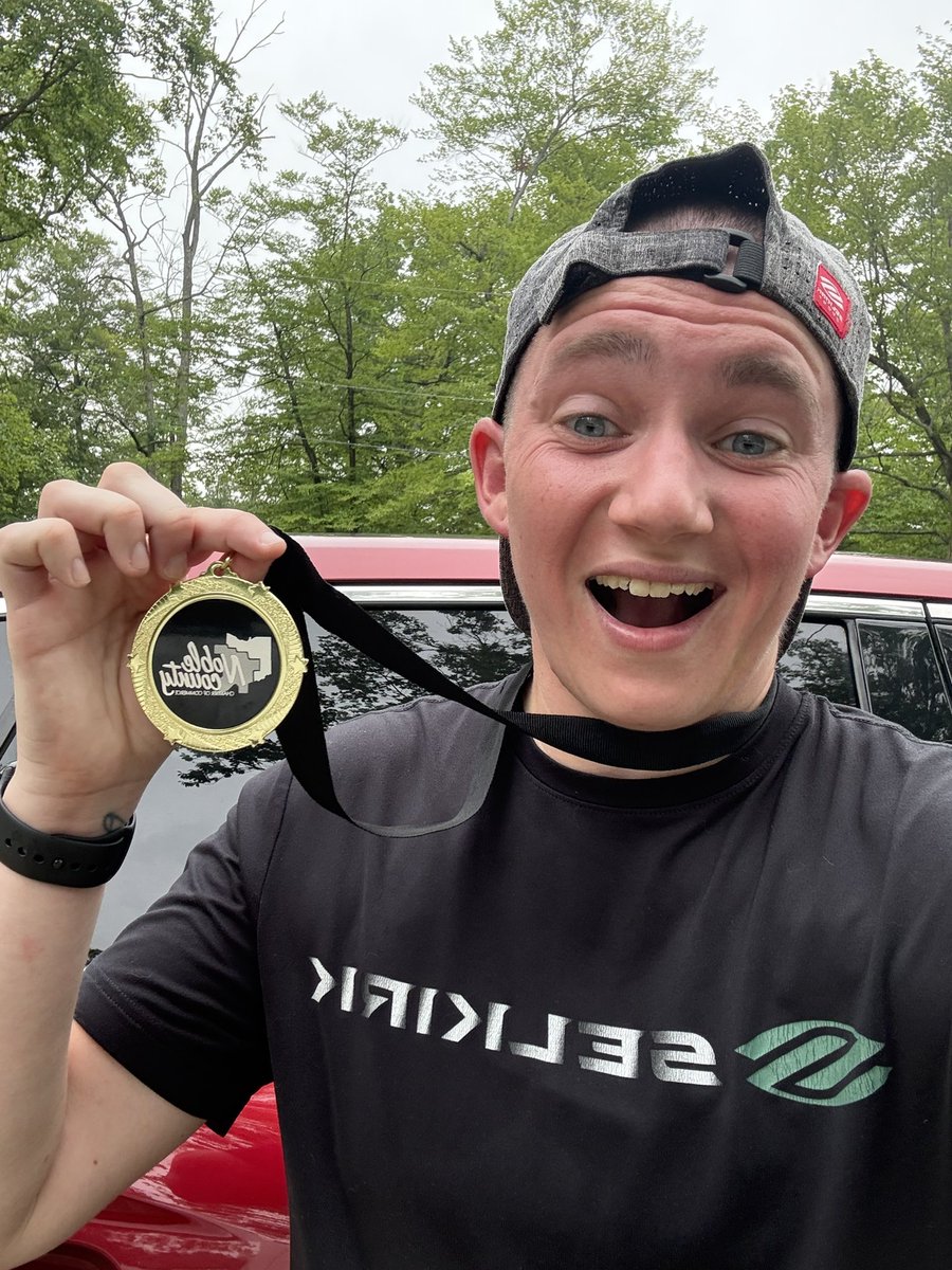 Super hilly trail 5k this morning! 3rd overall female! #5k #TrailRace #Running