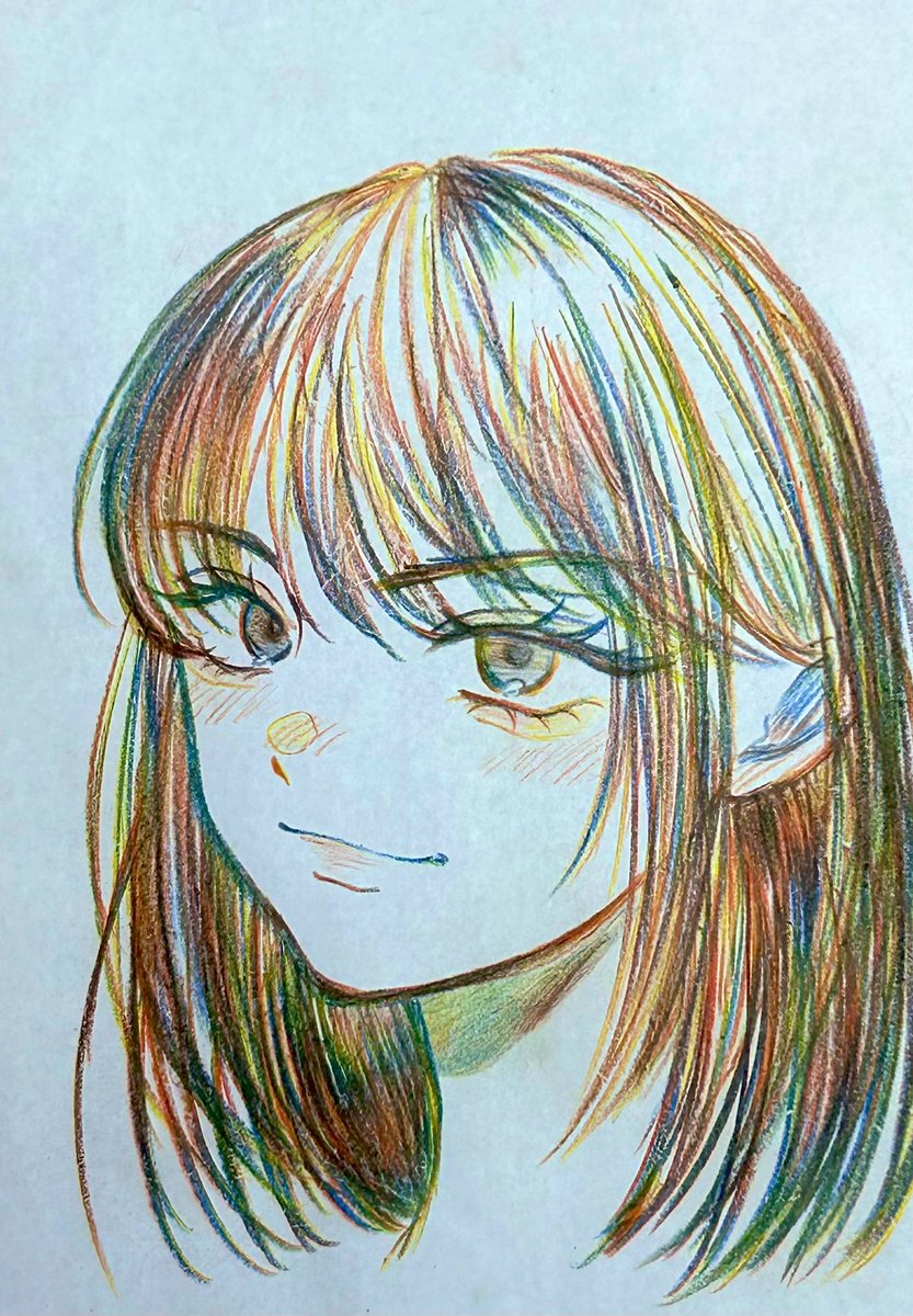 muui__750's tweet photo. #女の子イラスト #アナログイラスト
#オリキャラ #色鉛筆 https://t.co/nAOWfCaSCX