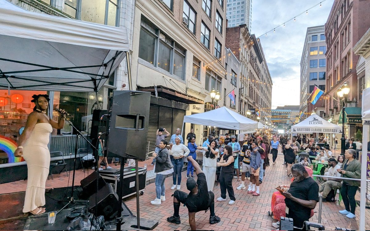 It is a wonderful evening in downtown Hartford #hartfordhasit
