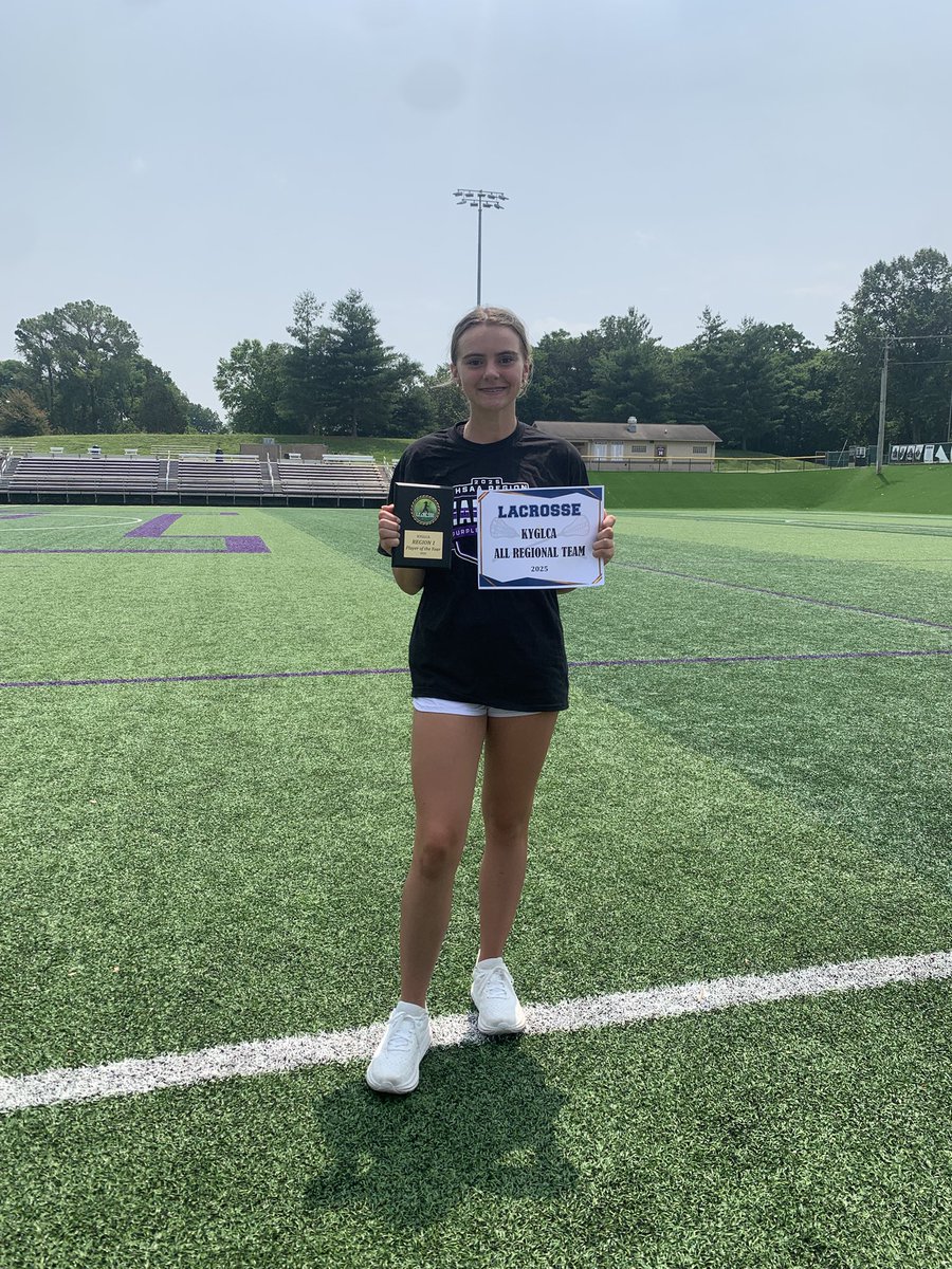 Congrats to Purples Midfielder Macy Lindsey named Region 1 POY!