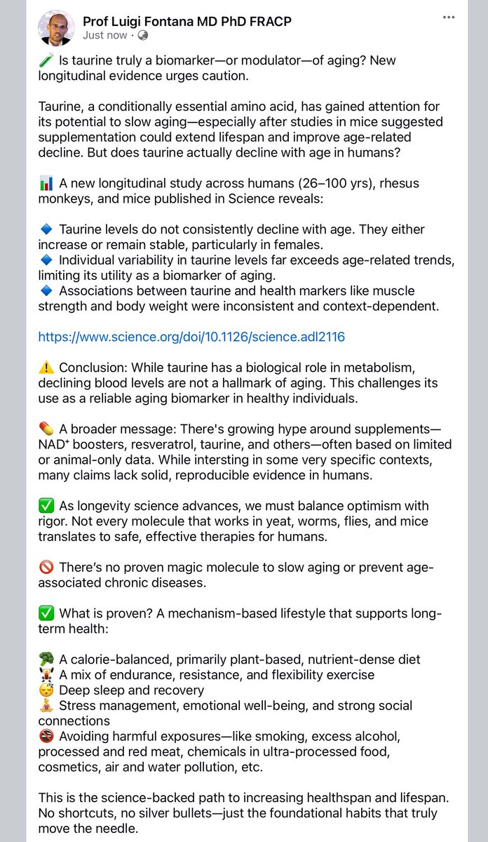 Luigi Fontana, MD, PhD, FRACP tweet media