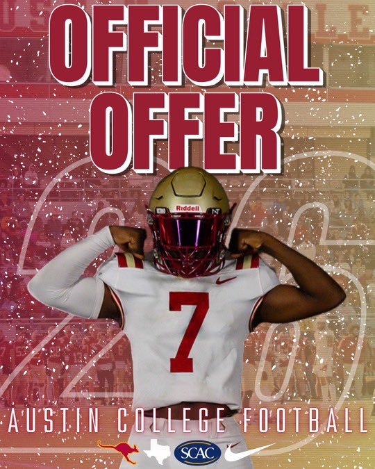 Levi Shatswell 5️⃣2️⃣ (@levishatswell) on Twitter photo I’m blessed to receive my first offer from Austin College!!! Thank you <a href="/CoachBrionesAC/">Bobby Briones</a>
#AGTG <a href="/JakeCorbin/">Jake Corbin</a> <a href="/CoachGarf/">Coach Jon Garfield</a> I’m blessed to receive my first offer from Austin College!!! Thank you <a href="/CoachBrionesAC/">Bobby Briones</a>
#AGTG <a href="/JakeCorbin/">Jake Corbin</a> <a href="/CoachGarf/">Coach Jon Garfield</a>