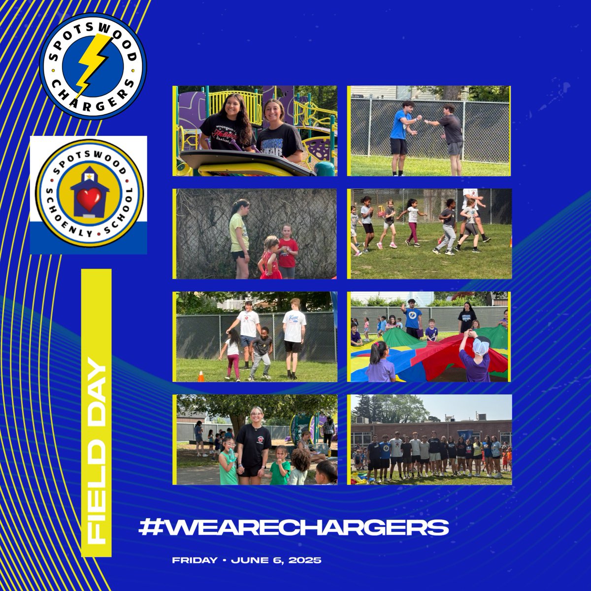 Our Chargers had a great time helping out  at Schoenly Schools' Field Day
#WEARECHARGERS