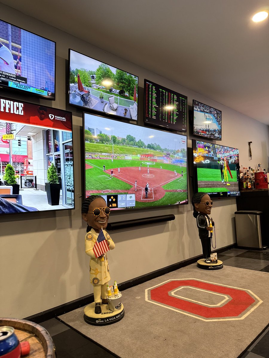 You know it’s a big game when <a href="/LHSsoftball_/">Lebanon Softball</a> gets the main screen! Great win!!! #onemore
