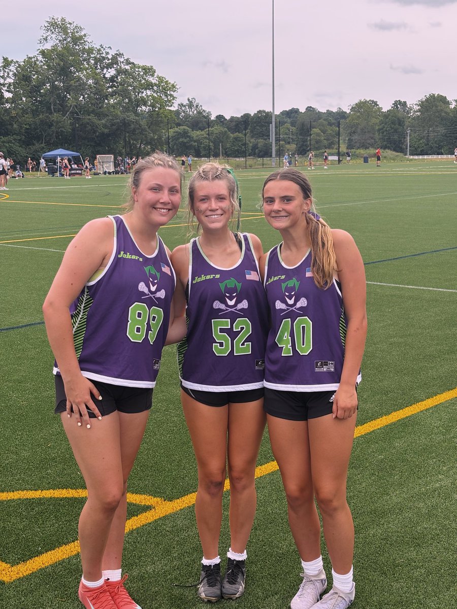 A few of our All Region players getting in a little more lax this weekend💜
KB White, Piper Boyd and Macy Lindsey🥍