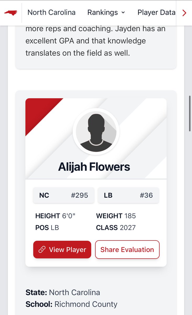 Alijah Flowers (@_alijahflowers) on Twitter photo Thank you <a href="/PrepRedzoneNC/">Prep Redzone North Carolina</a> for the write up, more coming forever hungry.
<a href="/Coach_Campo/">Chris Campolieta</a> <a href="/bed8942/">Brad Denson</a> Thank you <a href="/PrepRedzoneNC/">Prep Redzone North Carolina</a> for the write up, more coming forever hungry.
<a href="/Coach_Campo/">Chris Campolieta</a> <a href="/bed8942/">Brad Denson</a>