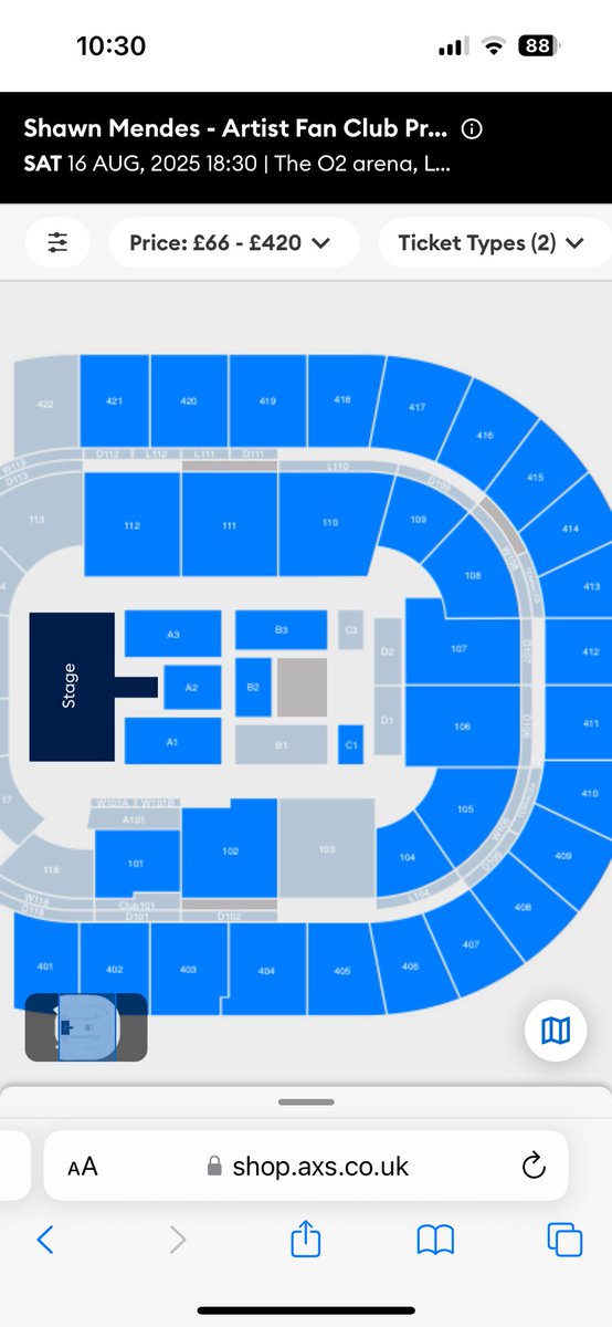 bellagreen333's tweet photo. so i may have spent so much money for @ShawnMendes #ontheroadagain but im is section A3 so i don’t care !! https://t.co/pU4c4cFqmW